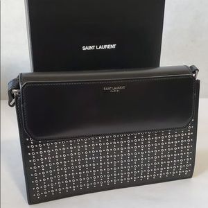 SAINT LAURENT YSL studded (Catherine) shoulder bag